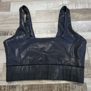 IVL Collective Power Sports Bra Black Shimmer Size 8/Medium